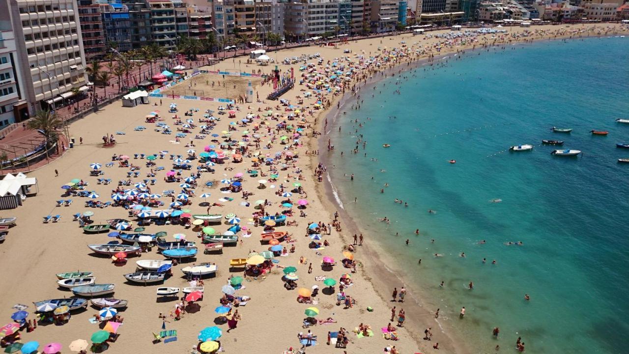 Huge Balcony Over Las Canteras By Canariasgetaway Las Palmas Buitenkant foto